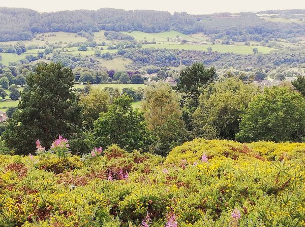 View over Amber Valley at Ashover